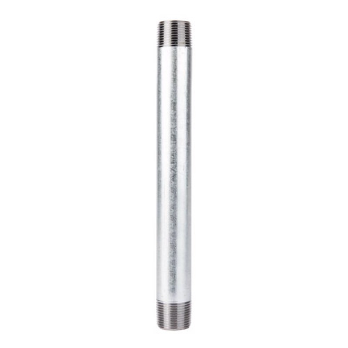 STZ Industries - 303U34X9 - 3/4 in. MIP each X 3/4 in. D MIP in. Galvanized Steel 9 in. L Nipple