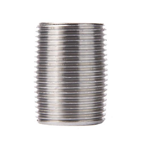 STZ Industries - 309UP38XCL - 3/8 in. MIP each X 3/8 in. D MIP Galvanized Steel Close Nipple