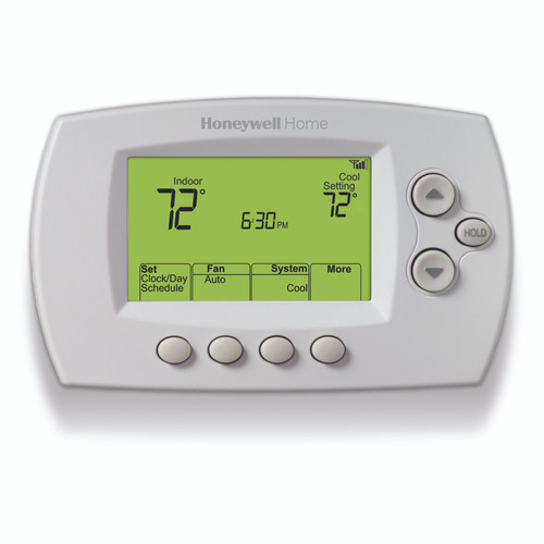 Honeywell - RTH6580WF1001W1 - Built In WiFi Heating and Cooling Push Buttons Programmable Thermostat