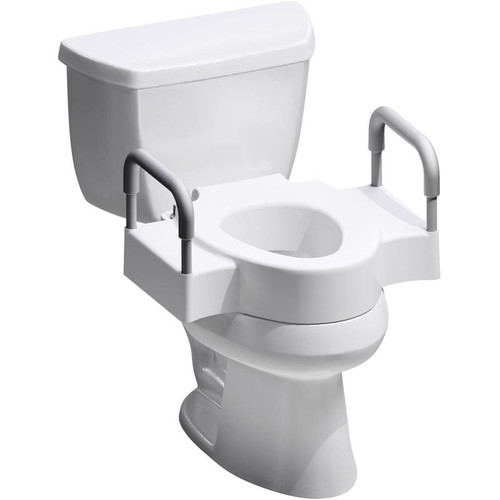 Bemis - 7YA04505T 000 - Clean Shield Round White Polypropylene Toilet Riser