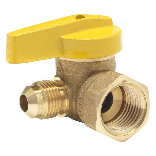 Homewerks - VGV1ANR2 - 1/2 in. Brass Flare x FIP Gas Ball Valve