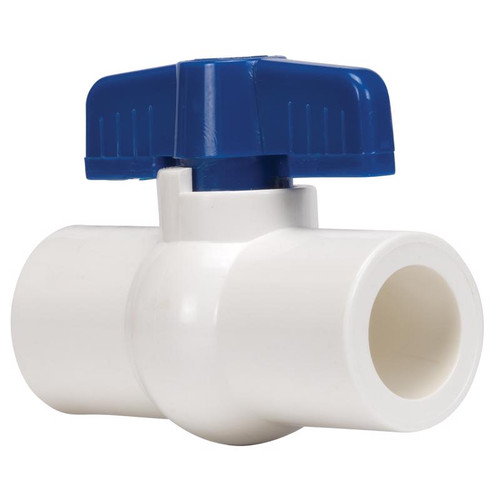 Homewerks - VBVP40E5M - 1 in. PVC Slip Ball Valve Full Port