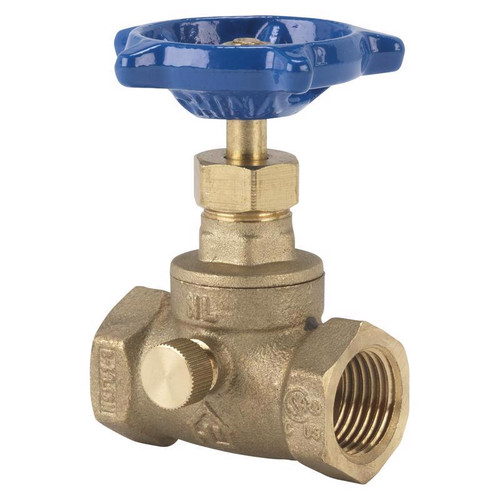 Homewerks - 220-2-34 - 3/4 in. FIP X 3/4 in. FIP Brass Stop and Waste Valve