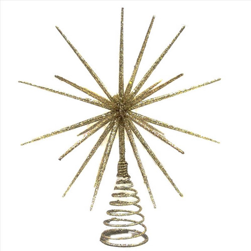 Celebrations - C-2115A1 - Home Gold Burst Indoor Christmas Decor 14 in.