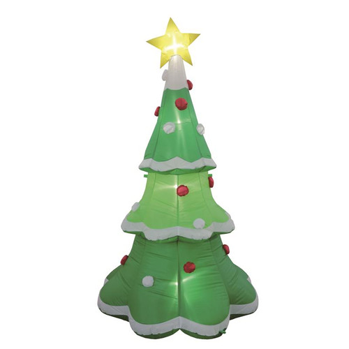 Celebrations - MY-22T754 - 7.5 ft. Green Tree w/ Star Inflatable