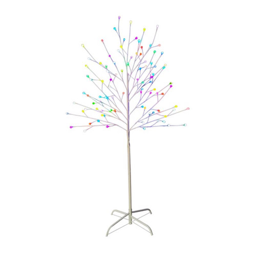 Celebrations - YF102102 - LED White 60 in. Stick Tree Yard Decor