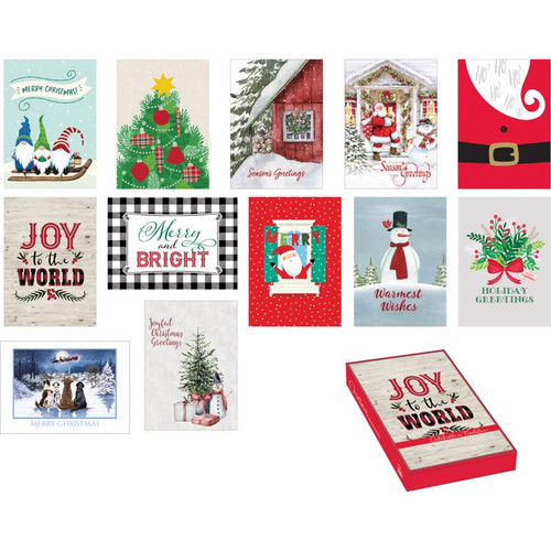 Paper Image - CBC446CD - Christmas Boxed Cards 18 pk