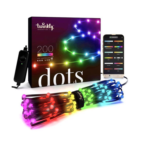 Holiday Bright Lights - R60DOTWP - Twinkly LED Mini Multicolored 60 ct String Christmas Lights 9.8 ft.