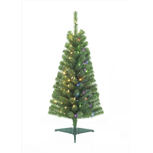 Celebrations - J40-116-70 - 4 ft. Full LED 70 lights Color Changing Christmas Tree