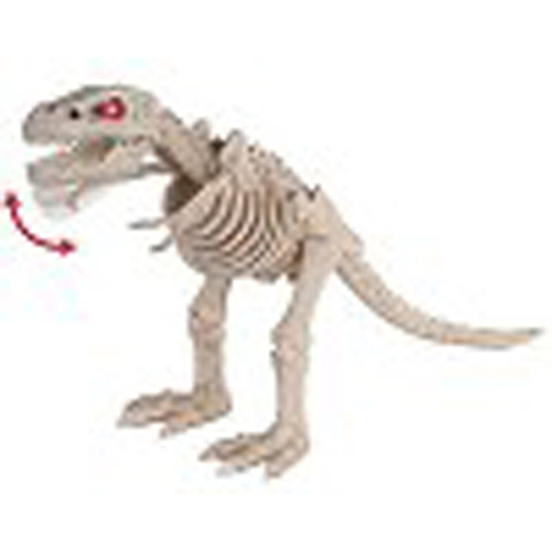 Seasons - W81894 - Crazy Bones RED 16 in. Prelit T Rex Dinosaur Halloween Decor