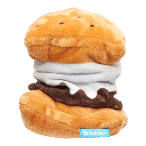Bark - 706579 - Multicolored Plush More S'mores Dog Toy 1 pk