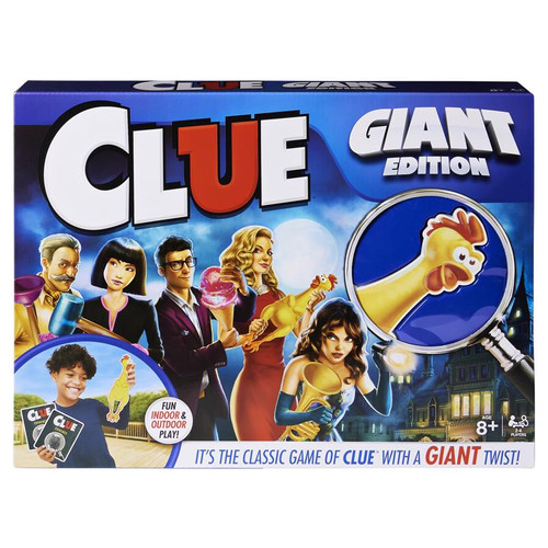 Spin Master - 6062876 - Clue Giant Edition Board Game Multicolored
