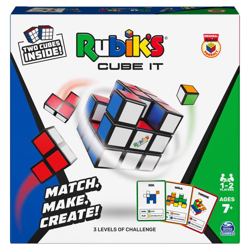 Spin Master - 6063266 - Rubik's Cube It Puzzle Cube Multicolored