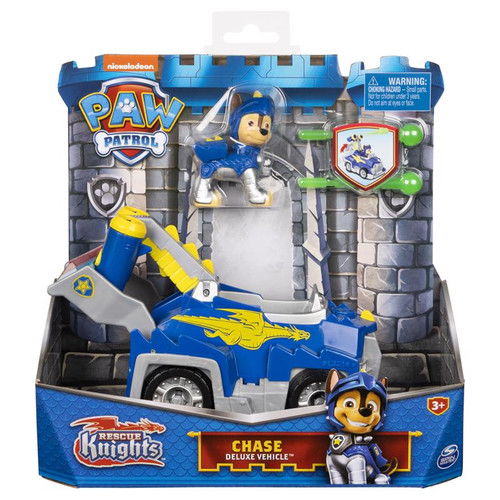 Spin Master - 6063584 - Paw Patrol Chase Transforming Toy Car Multicolored 4 pc