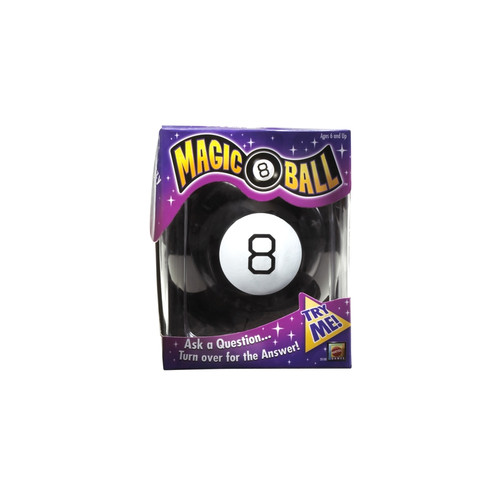 Mattel - 30188 - Magic 8 Ball Plastic Black/White