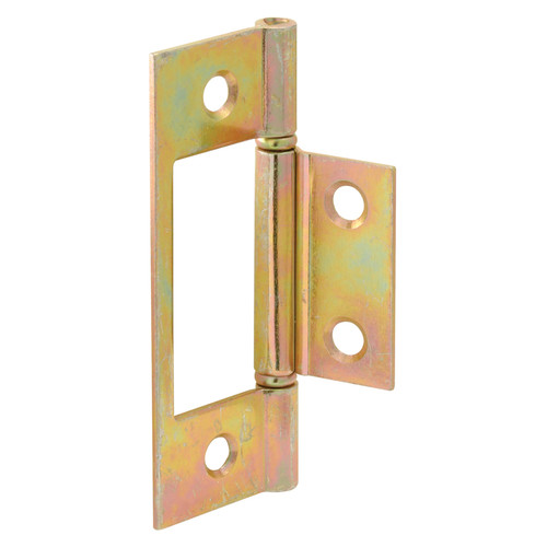 Prime-Line - N 6656 - 3 in. L Brass-Plated Door Hinge 2 pk