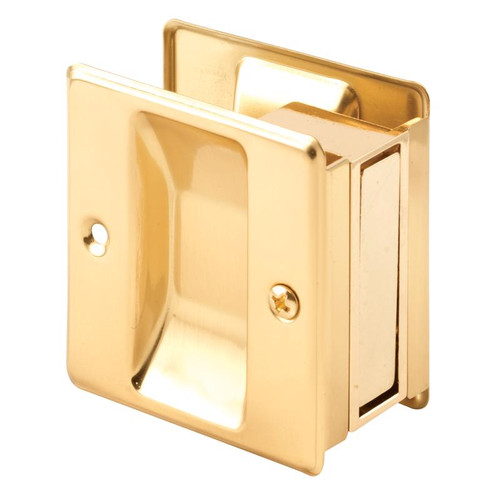 Prime-Line - N 6770 - 2.5 in. L Polished Gold Brass Combination Pull