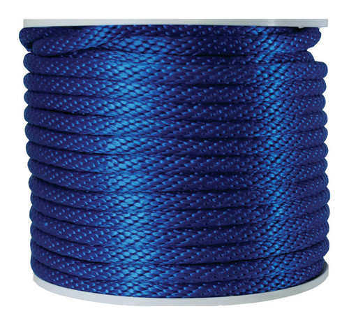 Koch - 5082045 - 5/8 in. D X 140 ft. L Blue Solid Braided Poly Derby Rope