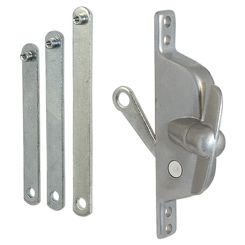 Prime-Line - H 3557 - Die-Cast Silver Aluminum Center Jalousie Window Operator Kit For Universal