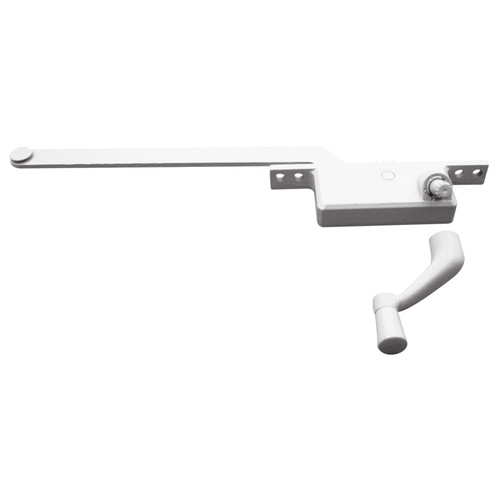 Prime-Line - H 3711 - White Steel Right Single-Arm Casement Window Operator For Steel Framed Windows