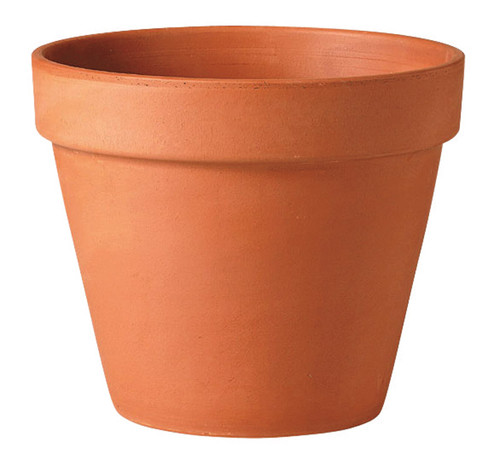 Deroma - M9060PZ - 10 in. H X 12 in. D Clay Traditional Planter Terracotta