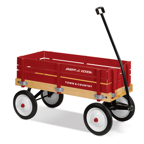 Radio Flyer - *24 - Town and Country Toy Wagon Wood Red