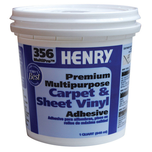 Henry - 12072 - 356 MultiPro Premium Multipurpose High Strength Paste Carpet & Sheet Vinyl Adhesive 1 qt