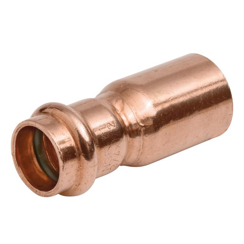 Nibco - 9008305PCU - 1 in. FTG X 3/4 in. D Press Wrought Copper Reducing Coupling