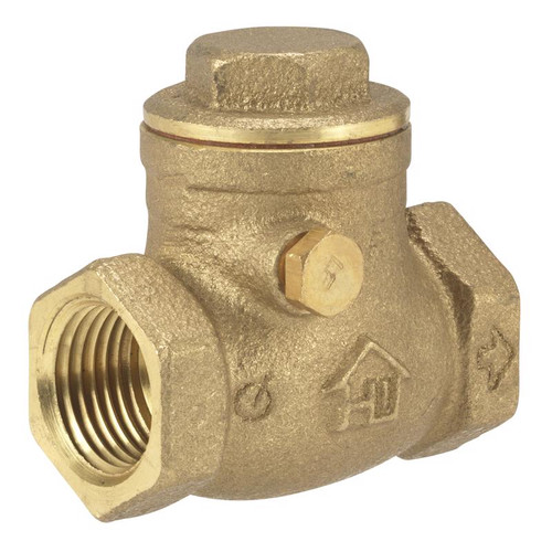 Homewerks - 240-2-34 - 3/4 in. D X 3/4 in. D FIP Brass Swing Check Valve