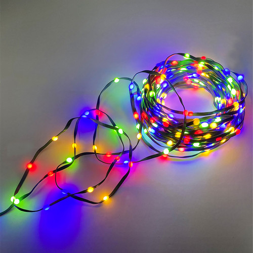 Celebrations - GLIBO100WWMU2A - LED Micro Dot/Fairy Multicolored/Warm White 100 ct String Christmas Lights 16.6 ft.