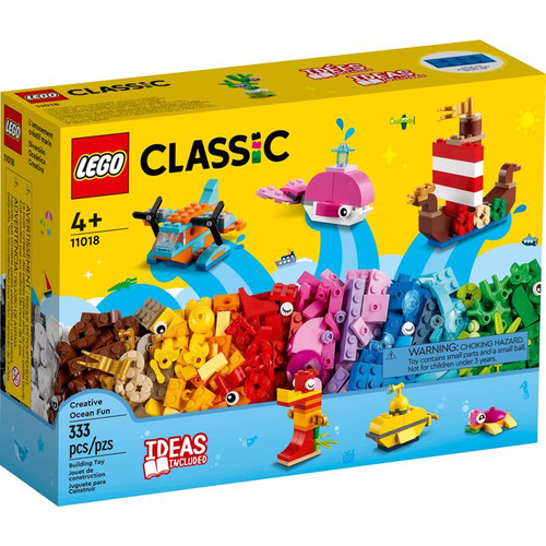 LEGO - 11018 - Classic Creative Ocean Fun ABS/Polycarbonate Multicolored 333 pc