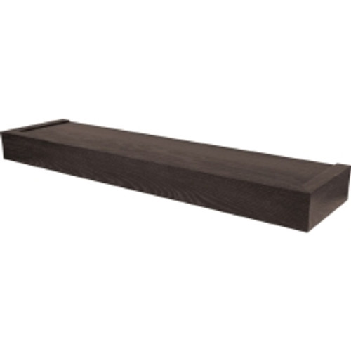 Hillman - 515609 - 2.5 in. H x 24 in. W x 6 in. D Espresso Plastic Floating Shelf