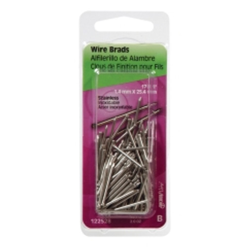 Hillman - 122528 - 17 Ga. x 1 in. L Stainless Steel Brad Nails - 1/Pack 2 oz.