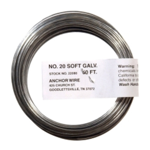 Hillman - 123181 - 3.5 in. Dia. x 50 ft. L Galvanized Steel 20 Ga. Stove Pipe Wire