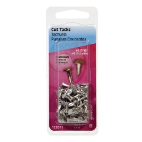 Hillman - 122610 - No. 3 x 3/8 in. L Silver Aluminum Cut Tacks 0.5/Pack