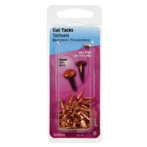 Hillman - 122615 - No. 6 x 1/2 in. L Copper Cut Tacks 0.5/Pack