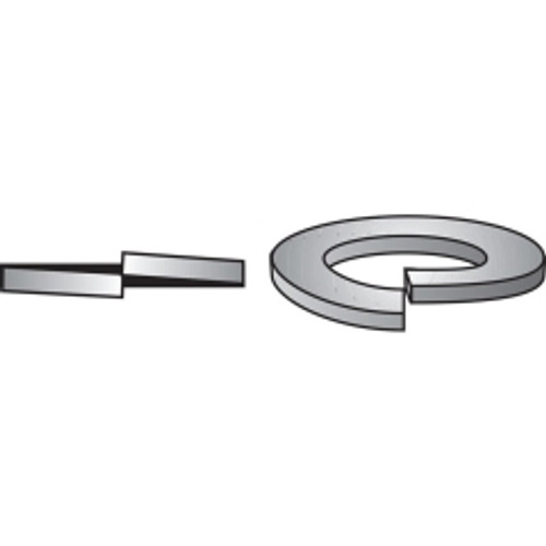 Hillman - 7300024 - 3/8 in. Dia. Zinc-Plated Steel Split Lock Washer - 100/Pack