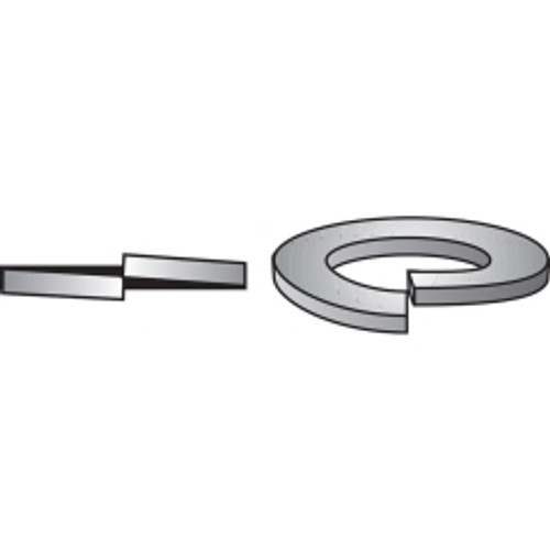 Hillman - 300045 - 1 in. Dia. Zinc-Plated Steel Split Lock Washer - 10/Pack