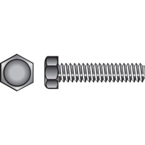 Hillman - 221005 - 1/4 in. Dia. x 2-1/2 in. L Zinc Plated Steel Hex Tap Bolt - 100/Pack