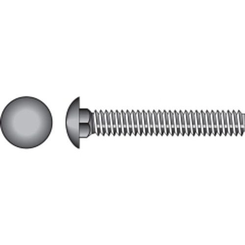 Hillman - 240075 - 5/16 in. Dia. x 3/4 in. L Zinc-Plated Steel Carriage Bolt - 100/Pack