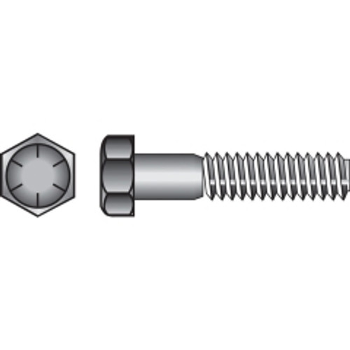 Hillman - 220241 - 1/2 in. Dia. x 3 in. L Heat Treated Steel Hex Head Cap Screw - 50/Pack