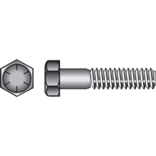 Hillman - 220388 - 3/4 in. Dia. x 3-1/2 in. L Heat Treated Steel Hex Head Cap Screw - 20/Pack