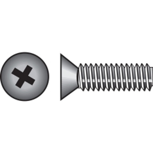 Hillman - 101145 - No. 1/4-20 x 2-1/2 in. L Phillips Flat Head Zinc-Plated Steel Machine Screws - 100/Pack