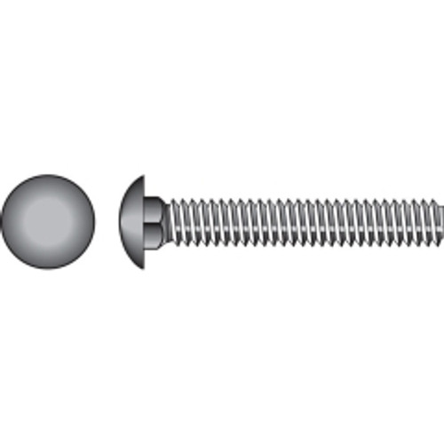 Hillman - 240117 - 5/16 in. Dia. x 4-1/2 in. L Zinc-Plated Steel Carriage Bolt - 50/Pack