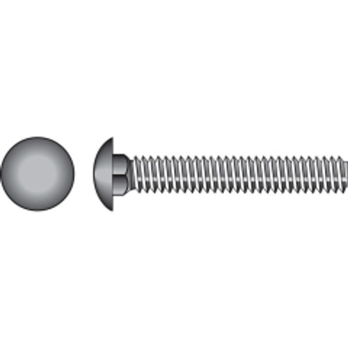 Hillman - 240312 - 1/2 in. Dia. x 3-1/2 in. L Zinc-Plated Steel Carriage Bolt - 25/Pack