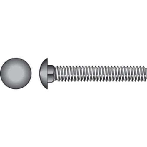 Hillman - 240321 - 1/2 in. Dia. x 4-1/2 in. L Zinc-Plated Steel Carriage Bolt - 25/Pack
