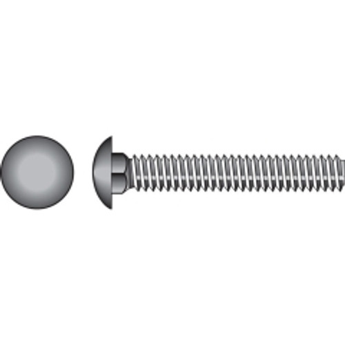 Hillman - 240294 - 1/2 in. Dia. x 2 in. L Zinc-Plated Steel Carriage Bolt - 50/Pack