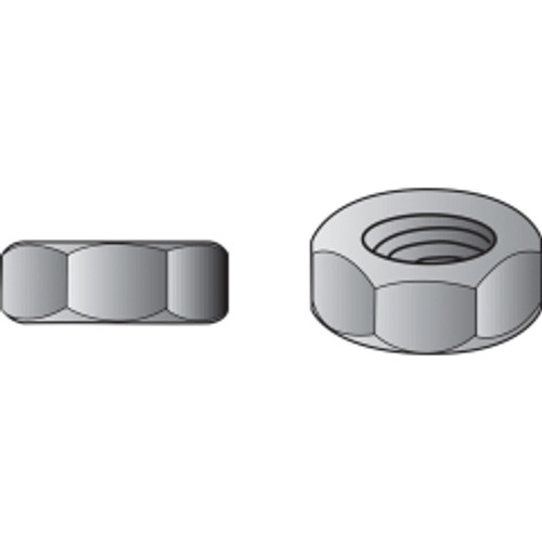 Hillman - 150054 - 3/8 in. Zinc-Plated Steel SAE Hex Nut - 100/Pack