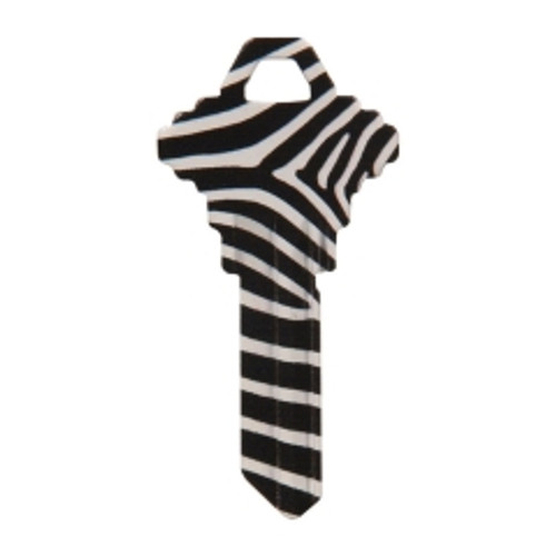 Hillman - 88759 - Wackey Zebra House/Office Universal Key Blank Single sided