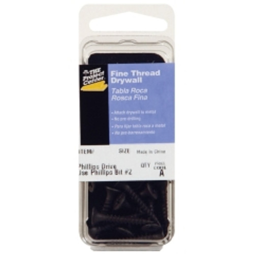 Hillman - 5902 - No. 6 x 2-1/2 in. L Phillips Drywall Screws - 6/Pack